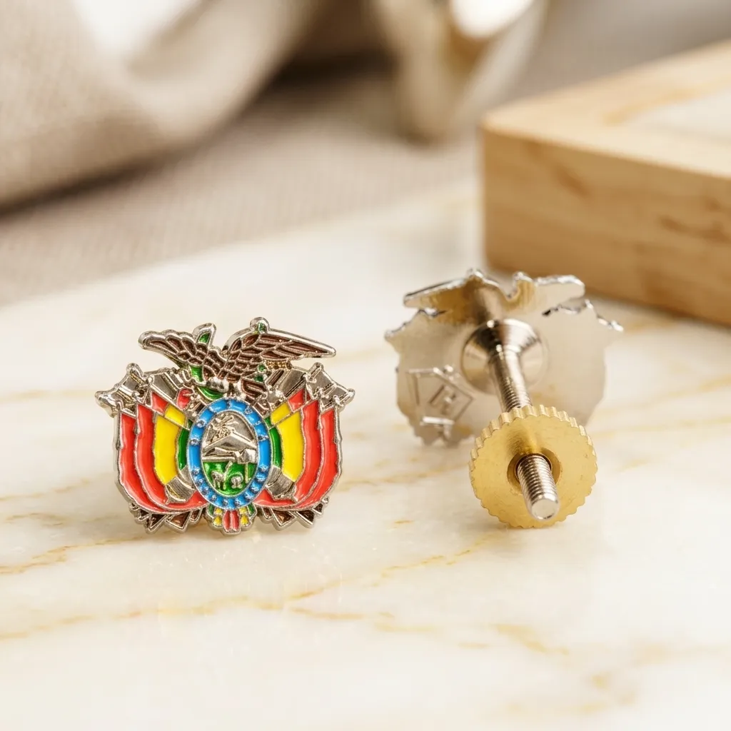 [H33] ESCUDO DE BOLIVIA PEQUEÑO POLICIAL