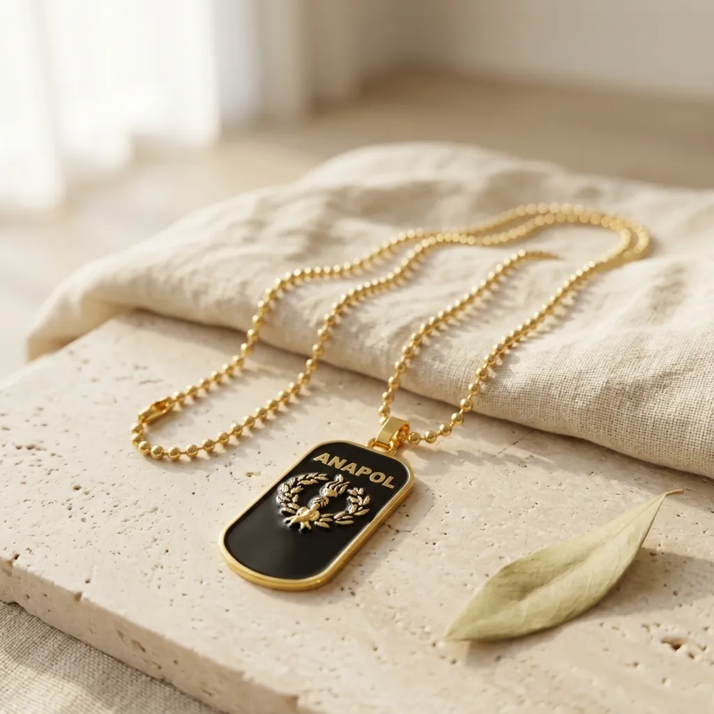 PLACA 3D ANAPOL DORADO